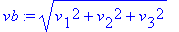 vb := (v[1]^2+v[2]^2+v[3]^2)^(1/2)