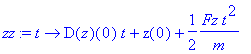 zz := t -> D(z)(0)*t+z(0)+1/2*Fz*t^2/m