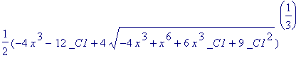 y(x) = 1/2*(-4*x^3-12*_C1+4*sqrt(-4*x^3+x^6+6*x^3*_...
