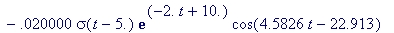 jt := .20000e-1-.87287e-2*exp(-2.*t)*sin(4.5826*t)-...