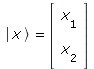 Ket(x) = Vector[column](%id = 18446744074337521406)